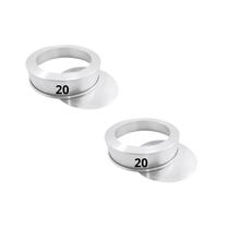 kit 02 (Duas) Assadeira BAIXA 20 x 5 Forma Redonda Alumínio