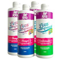 Kit 02 Duo Shampoo + Condicionador Underground Bad Rock 1000ml