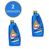 kit 02 Elimina Oleosidade para Piscinas HTH 1 litro