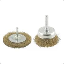 Kit 02 Escovas De Aço Redonda/copo 7gk Eda Kit 02 Escovas De Aço Redonda/copo 7gk Eda