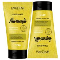 Kit 02 Esfoliante Corporal e Facial Maracujá Laborene 170g