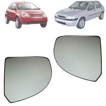 Kit 02 Espelho Base Retrovisor Fiesta 2002 Ka 2008