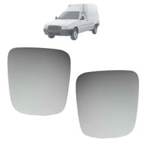 Kit 02 Espelho Lante Retrovisor Com Base Fiorino 2011 Até 2013 Original