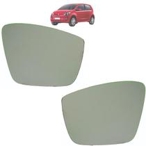 Kit 02 Espelho Lente Retrovisor Com Base Fox 2010 Até 2014