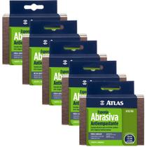 Kit 02 Esponjas Abrasivas Flexíveis Média Abrasividade Antiempastante 05 Un