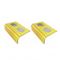 Kit 02 Esteira Laqueada Sofá Amarelo