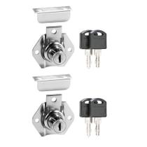 Kit 02 Fechaduras 22mm ou 31mm Portas Gavetas e Armários