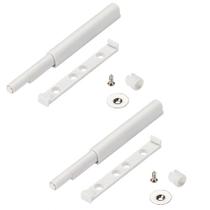 Kit 02 Fechos Toque P/ Armários Sobrepor Slide-On Branco