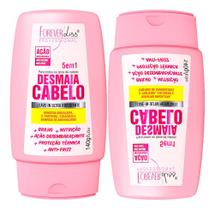 Kit 02 Forever Liss Desmaia Cabelo Leave In Hidratante 150g