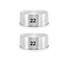 Kit 02 Forma Redonda ALTA N 22 x 10 cm Assadeira Bolo