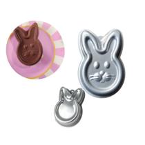 Kit 02 Formas Para Bolo Coelho P e M Aluminio Caparroz