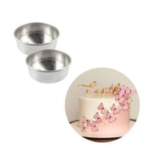 Kit 02 Formas para Bolo Pudim brownie 15x5 aluminio