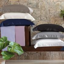 Kit 02 Fronhas 300 Fios Kacyumara Satinee 50x70cm