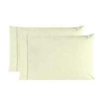 Kit 02 Fronhas 70cm x 50cm 100% Algodão Palha