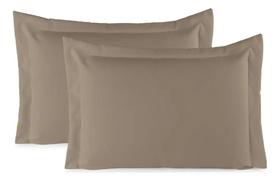 Kit 02 Fronhas Avulsa Travesseiro Percal 400 Fios Aba H Fend