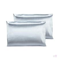 Kit 02 Fronhas De Cetim Antifrizz 50X70 Cabelo Cinza Kit 02 Fronhas De Cetim Antifrizz 50X70 Cabelo Cinza