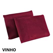 Kit 02 Fronhas De Plush Manta Flannel Fofinha Travesseiro Diversas Cores Kit 02 Fronhas De Plush Manta Flannel Fofinha Travesseiro Diversas Cores