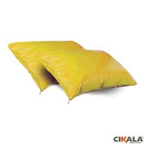 Kit 02 Fronhas Hospitalar Impermeáveis Amarela Protetora
