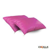 Kit 02 Fronhas Hospitalar Impermeáveis Rosa Protetora