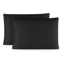 Kit 02 Fronhas Malha Gel C/ Ziper Lisas Preto Kit 02 Fronhas Malha Gel C/ Ziper Lisas Preto