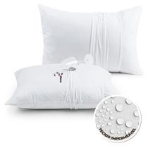 Kit 02 Fronhas Malha Impermeáveis Ortobom c/ Ziper - Não Faz Barulho