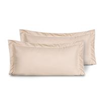 Kit 02 Fronhas P/ Travesseiro 90x50 Com 3 Abas 200 Fios Kit 02 Fronhas P/ Travesseiro 90x50 Com 3 Abas 200 Fios