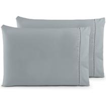 Kit 02 Fronhas Percal 200 Fios 100% Algodão Ponto Palito