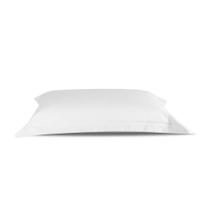 Kit 02 Fronhas Percal 200 Fios Algodão Com Abas Gold 100% Algodão - Branco