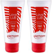 Kit 02 Gel Lubrificante Intimo Sexo Love Lub Vaginal / Anal Top