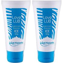 Kit 02 Gel Lubrificante Intimo Sexo Love Lub Vaginal / Anal Top