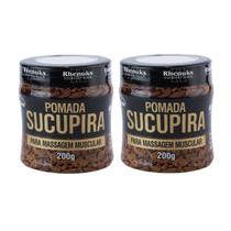 Kit 02 Gel Sucupira Ideal Para Massagem Corporal Profunda e Relaxante Alivio Natural Para Músculos Envio Imediato