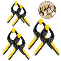 Kit 02 Grampos Com Mola 4 + 02 Grampos 6 + 02 Grampos 9 Pol