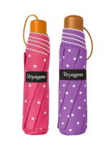 KIT 02 Guardas-Chuva Reforçado Voyagem Pink e Lilás 010R