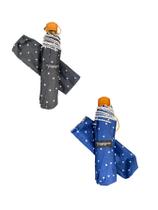 Kit 02 Guardas-Chuva Reforçado Voyagem Preto E ul Mar 010R