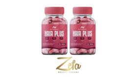 Kit 02 Hair Plus Força e Crescimento 30 Cápsulas - Nanovit Sabor:sem sabor