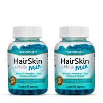 Kit 02 HairSkin Men com 90 Capsulas Loja Maxinutri Kit 02 HairSkin Men com 90 Capsulas Loja Maxinutri