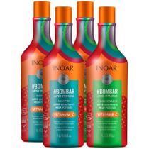Kit 02 Inoar Bombar Vitamina C Shampoo + Condicionador Litro Kit 02 Inoar Bombar Vitamina C Shampoo + Condicionador Litro