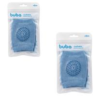 Kit 02 Joelheiras Antiderrapante Protetor Joelho Infantil