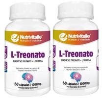 Kit 02 l-treonato 500mg 60caps nutrivitalle