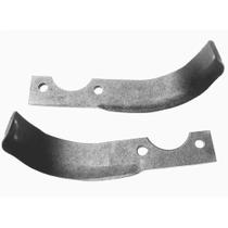 Kit 02 lâminas enxada rotativa tratorito branco b4t 6,5cv / bd 5cv lado esquerdo e direito branco Kit 02 lâminas enxada rotativa tratorito branco b4t 6,5cv / bd 5cv lado esquerdo e direito branco