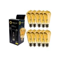 Kit 02 Lâmpada Retrô decorativa Vintage Filamento de Carbono 4W 127V 220V ST64 Kit 02 Lâmpada Retrô decorativa Vintage Filamento de Carbono 4W 127V 220V ST64