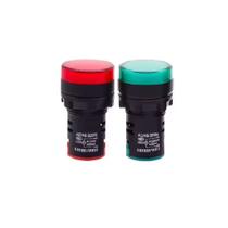 Kit 02 Lampada Sinaleiro Led AD16-22DS - 220V Verde Vermelho