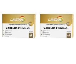 Kit 02 Lavitan Cabelos e Unhas com 60 Cápsulas - Cimed