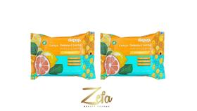 Kit 02 Lenço Demaquilante Antiox Vitamina C 25Un - Dapop Kit 02 Lenço Demaquilante Antiox Vitamina C 25Un - Dapop