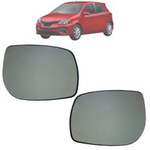 Kit 02 Lente Do Retrovisor Base Etios 2013 Até 2021