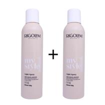 KIT 02 LIGHT SPRAY CERA LÍQUIDA PARA CABELO RIGOLIM 300ml - Rigolim Hair and Co