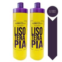 Kit 02 Lisoterapia Hidralise Progressiva Orgânica Sem Formol Para Terapia dos Fios 7x Mais Potente