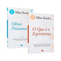 Kit 02 Livros Allan Kardec: Obras Póstumas e O Que é o Espiritismo - IDE Editora