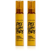 Kit 02 Lowell Deslumbre Spray Térmico Proteína Antiquebra 120ml