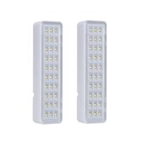 Kit 02 Luminária Luz de Emergência LEA 30 Leds Intelbras Autônoma Recarregavel bivolt